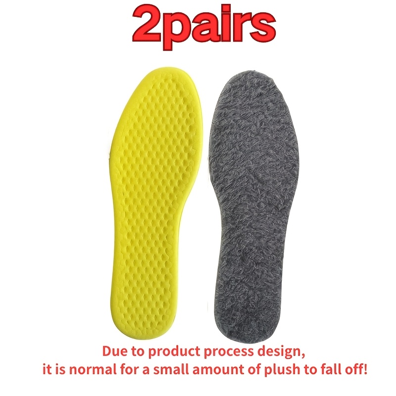 Of Unisex Adult Thermal Insoles, Cushioned And Plush, Designed For , Suitable For Winter Footwear, Athletic Shoes, And Snow Boots
