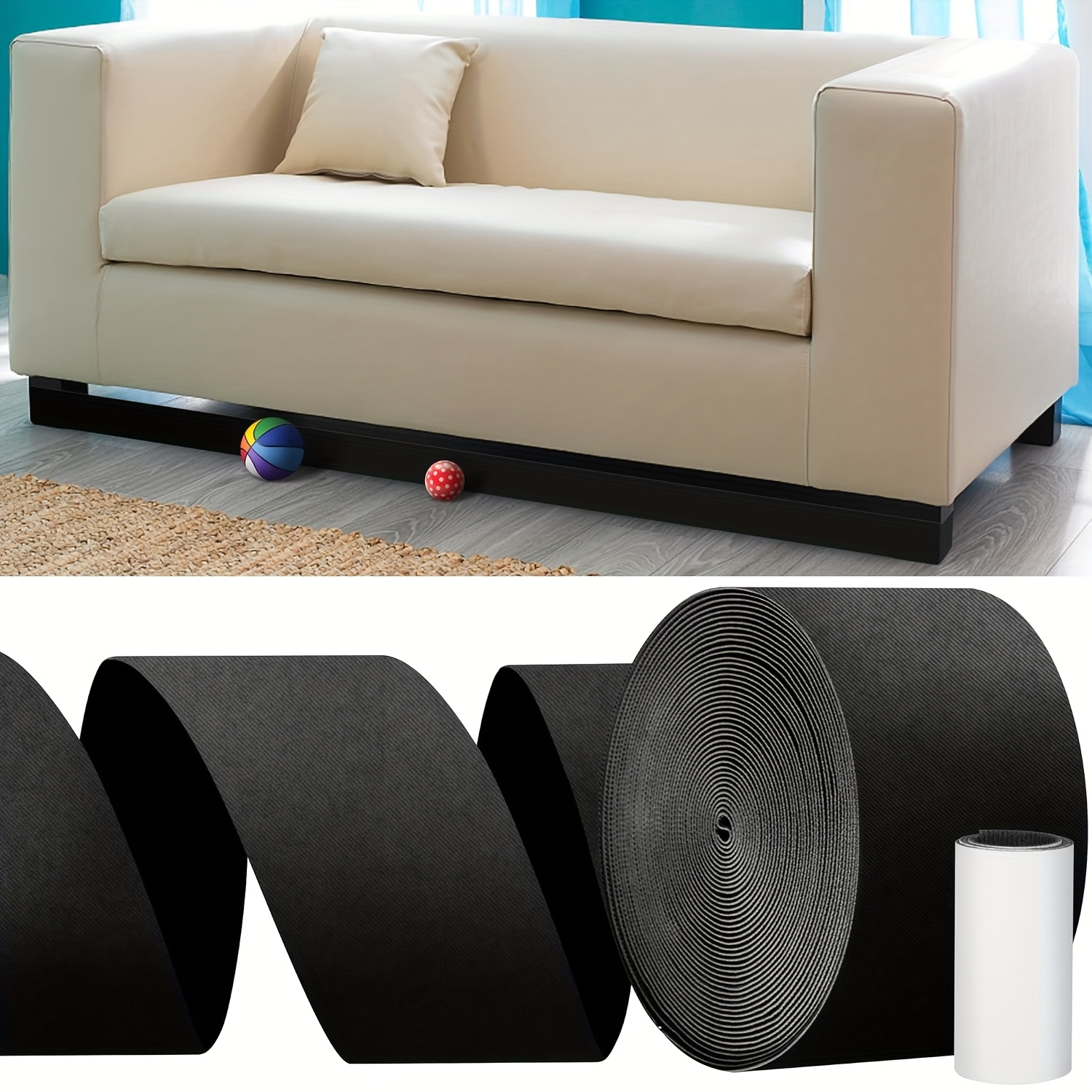 Adjustable Toy Blocker for Under Couch