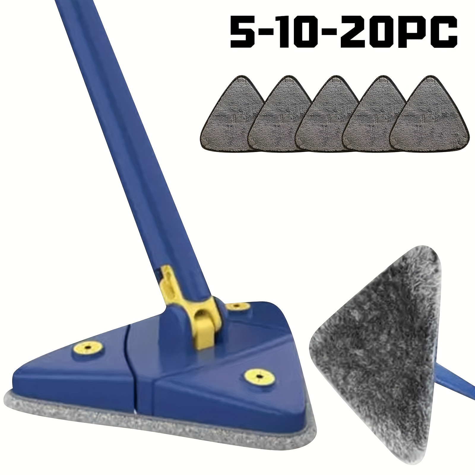 

5/10/20pcs, Replacement Mop Pad For Triangular , Mop , Multifunctional Cleaning For , And , Cleaning , Cleaning Accessories