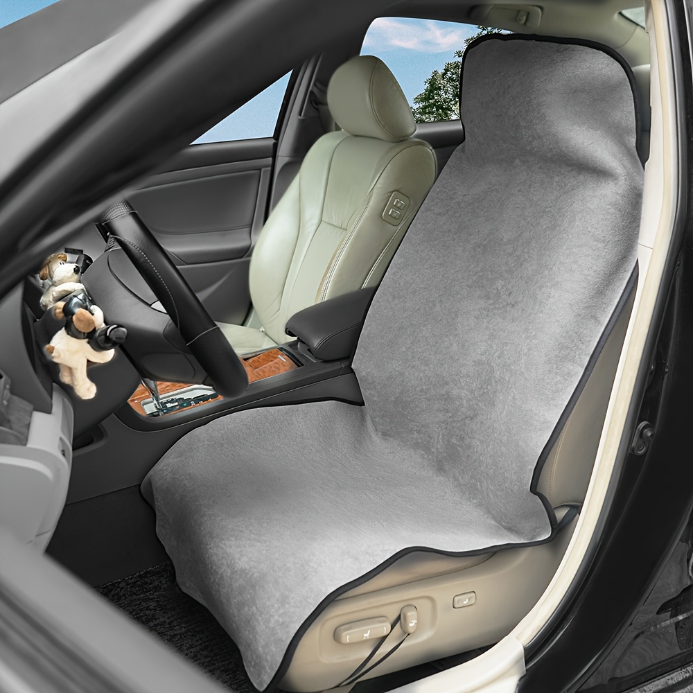 TEMU Car Seat Cushion, Towel Cloth, Protective Seat Cover, Suitable For Many Car Models, Car Seat Cover, Car Seat Protector, Car Seat Cushioning