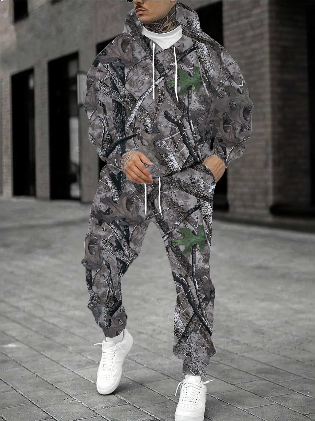 Mens Camo Sweats Outfit Army Sweatpants Outfit Army Green Joggers
