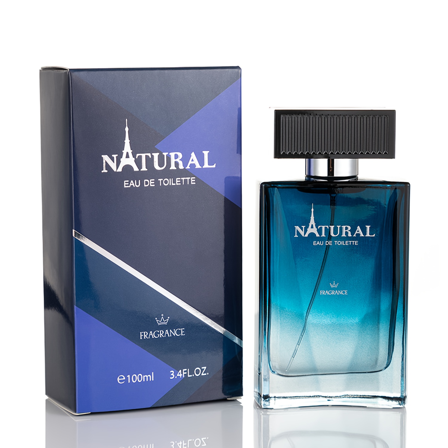 NATURAL Eau De Toilette For Men 100ml/3.4 Oz - Fresh Woody Notes - Suitable For Professional Socializing, Weekend Getaways, Casual Parties - Exclusive Gift For Thanksgiving And New Year - Eau De Toilette For Men