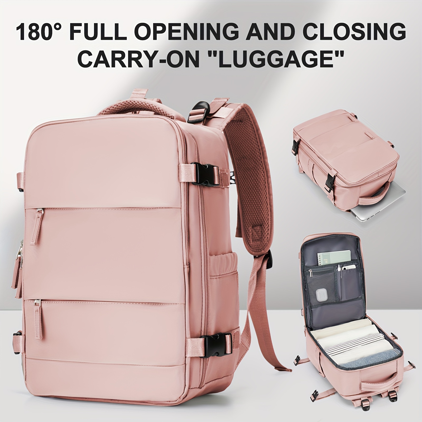 

Lightweight Travel Backpack, Simple Preppy Computer Schoolbag, Casual Outdoor Sport Camping Knapsack