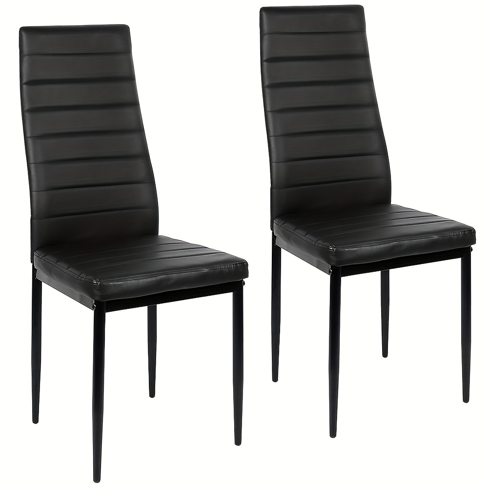 Set Of 2 Dining Chairs, Kitchen Chair, Dining Chair, Living Room Chair, 42 X 48 X 45cm, Black