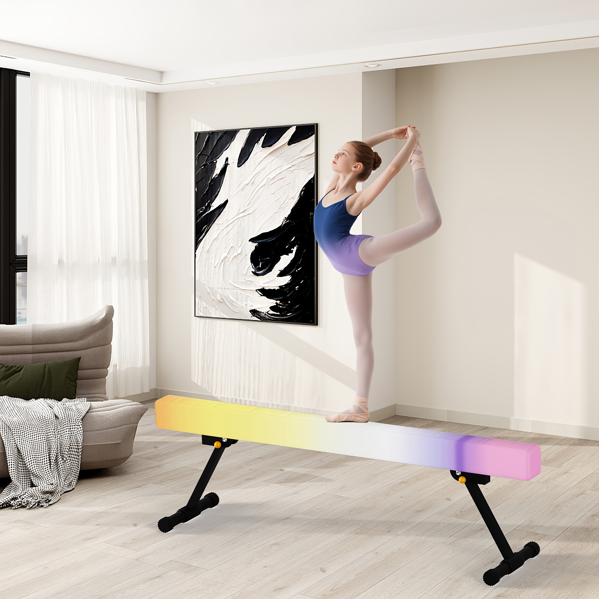 Home Gymnastics Stuff Gymnastics Mat And Beam Lila's™ Gymnastics