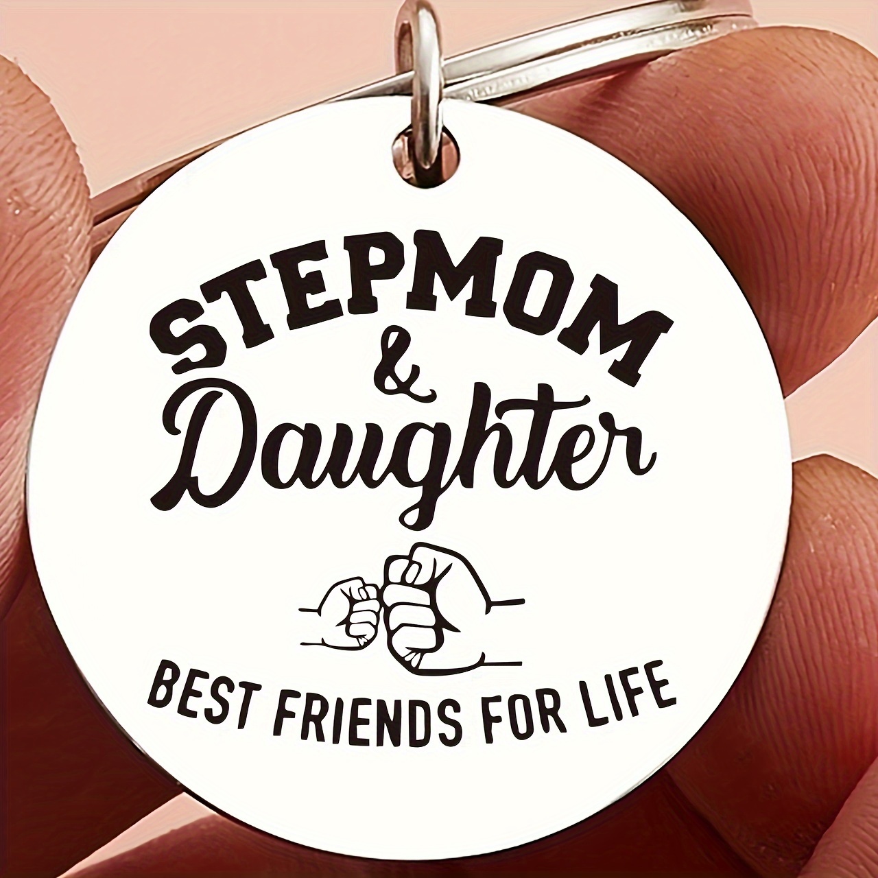 a meaningful family keychain a perfect gift stepmom daughter