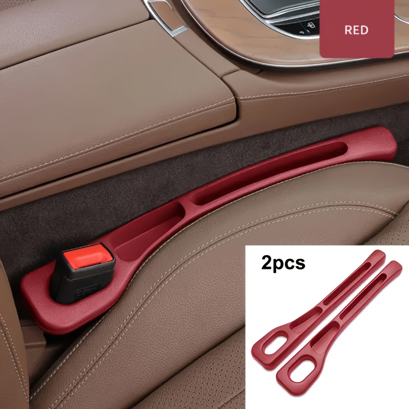 

2pcs Car Seat Gap Stuff Side Seam Universal Pu Car Gap Filler Leakproof Seat Gap Storage Organizer Car Interior Accessories