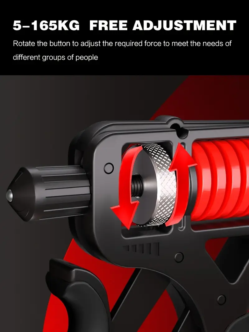 hand grip strengthener trainer with adjustable 11 363lbs 5 165kg forearm hand grip strength exerciser for muscle building Product details 1