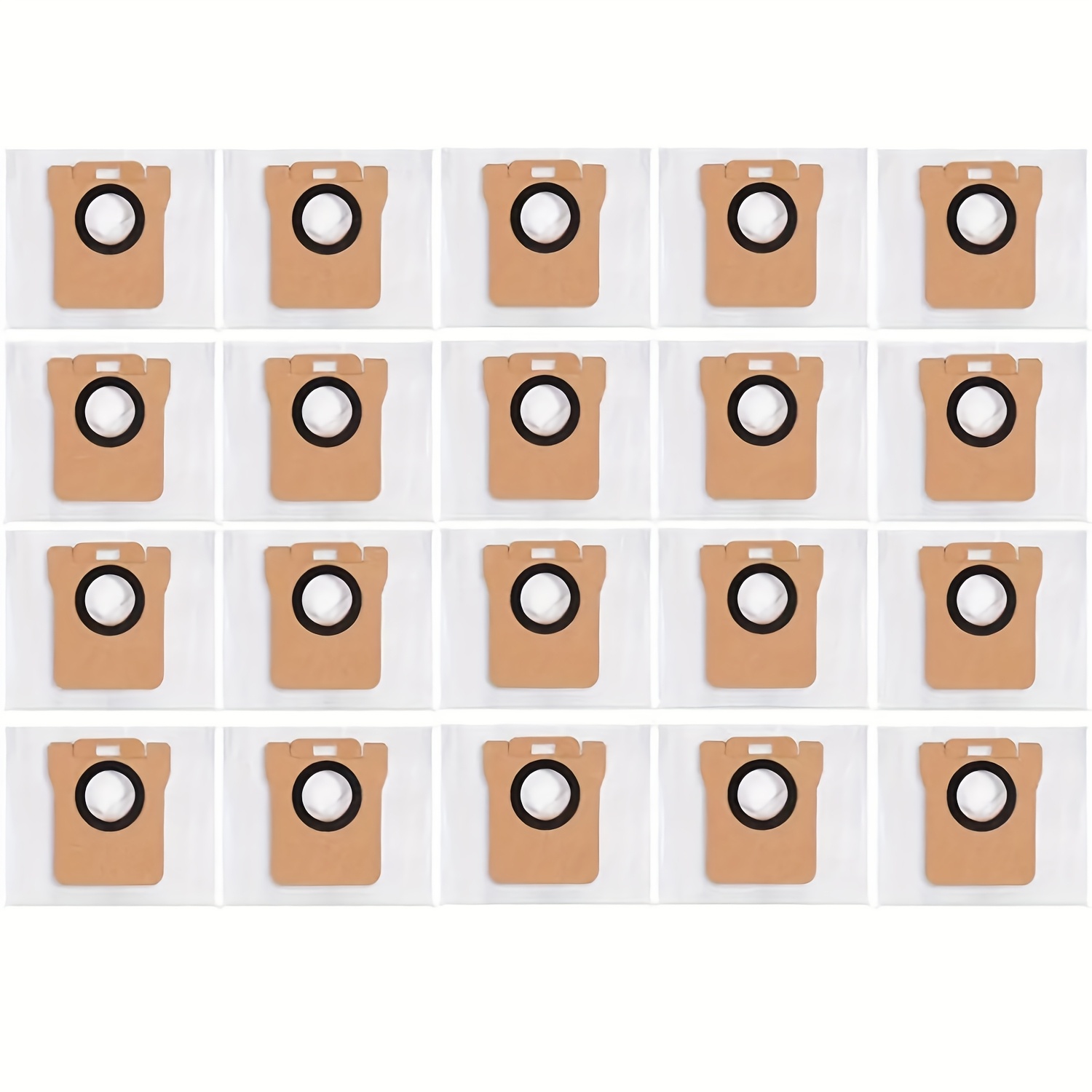 TEMU 20pcs Dust Bags Replacement For Xiaomi Robot Vacuum X20 Plus, X10 Plus, X20+, X10+ Robot Vacuums, 2.5l Large Capacity Vacuum Cleaner Bag Set