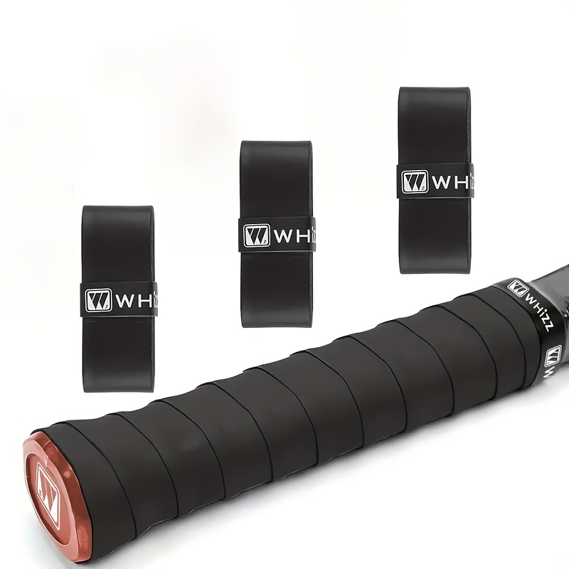 TEMU Set Of 3, Grip Tape For Tennis Rackets, Suitable For Tennis, Badminton, And Pickleball Paddles, In Black Color