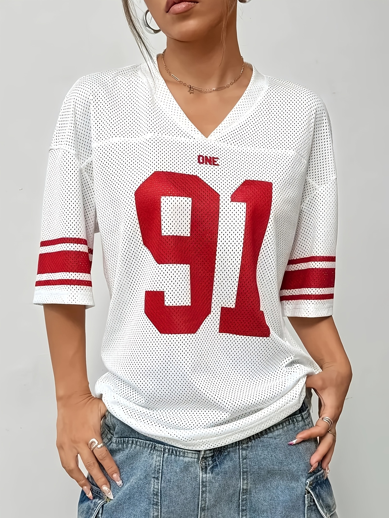 white jersey sold on Temu United States