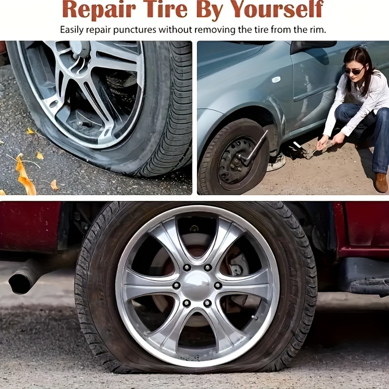 

6pcs Tire Repair Kit For Cars, Motorcycles & Tricycles - Durable Plastic Tools