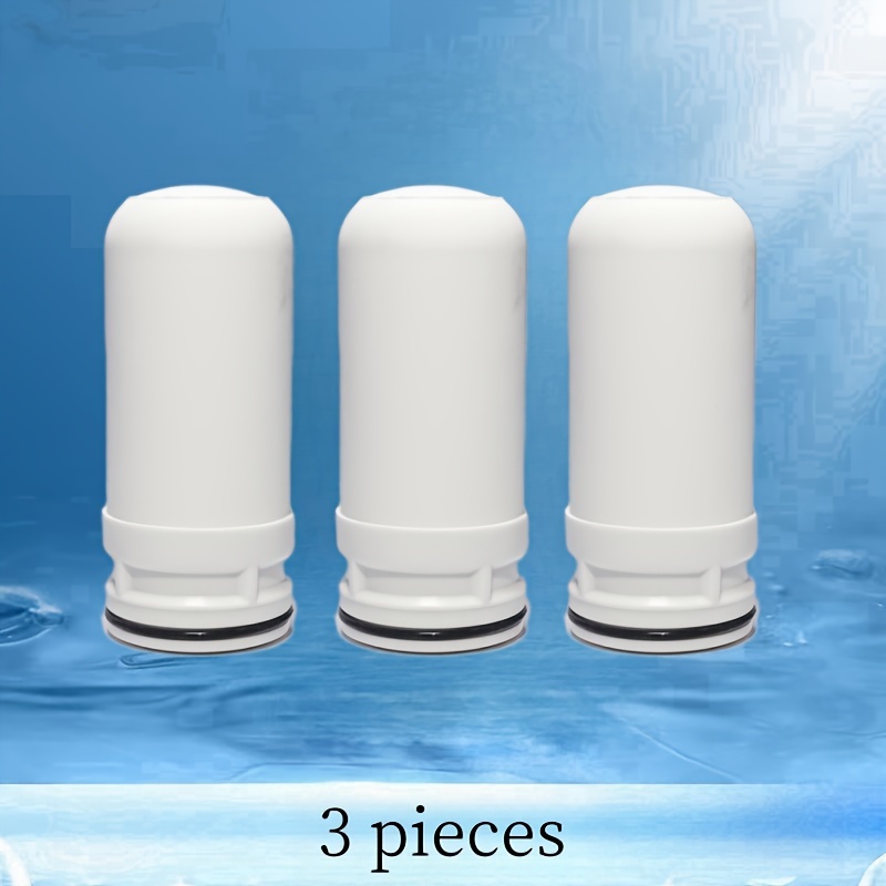 3pcs Faucet Water - Ceramic Filtration System, Reduces , & Sediment For Clean, Healthy Drinking Water, Fits Most Purifiers, With Activated Carbon & Diatomaceous Earth