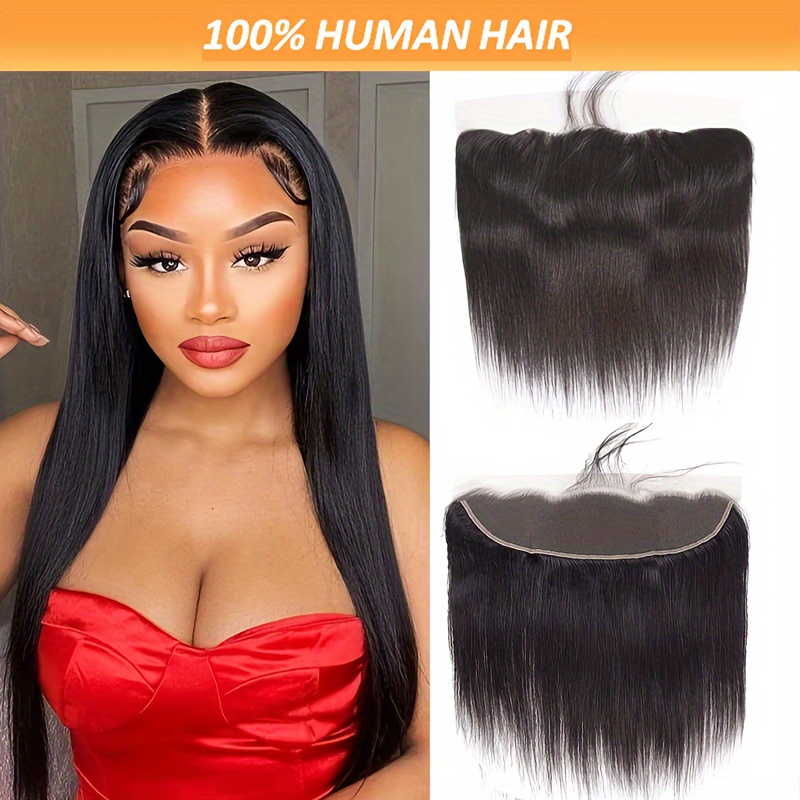lace frontal closure deep wave 13x4 ear to ear frontal hd  display picture 1