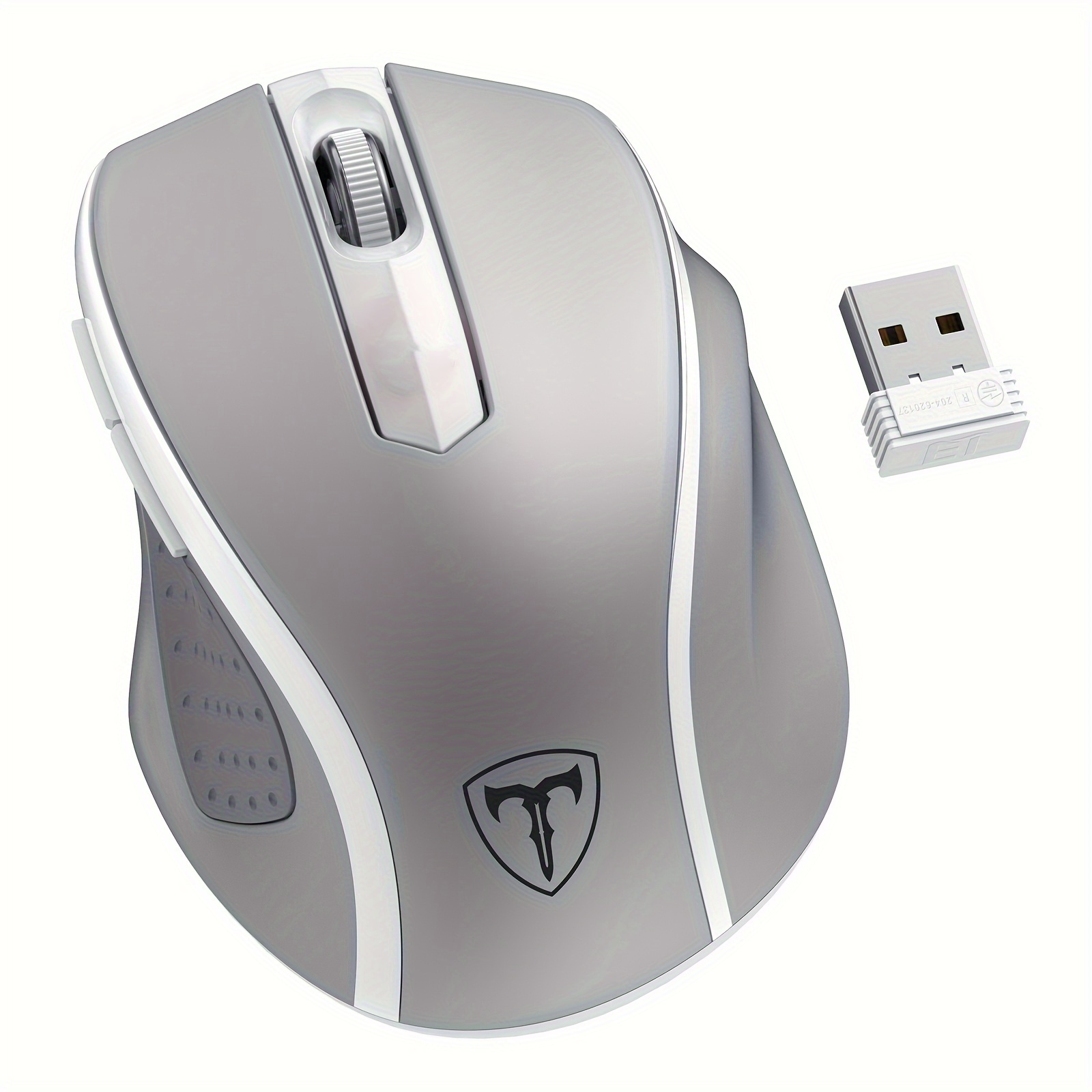 

Wireless Mouse, D-09 Wireless Mouse For Laptop, With An Ergonomic Grip For , It Offers 5 Levels And Fast Wireless Transmission, 6-button, Office Supplies