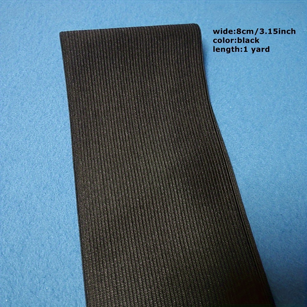 8cm/10cm/14.7cm 1 Yard/pack Black White Sewing Elastic Band Headband Pants Clothing Sewing Supplies
