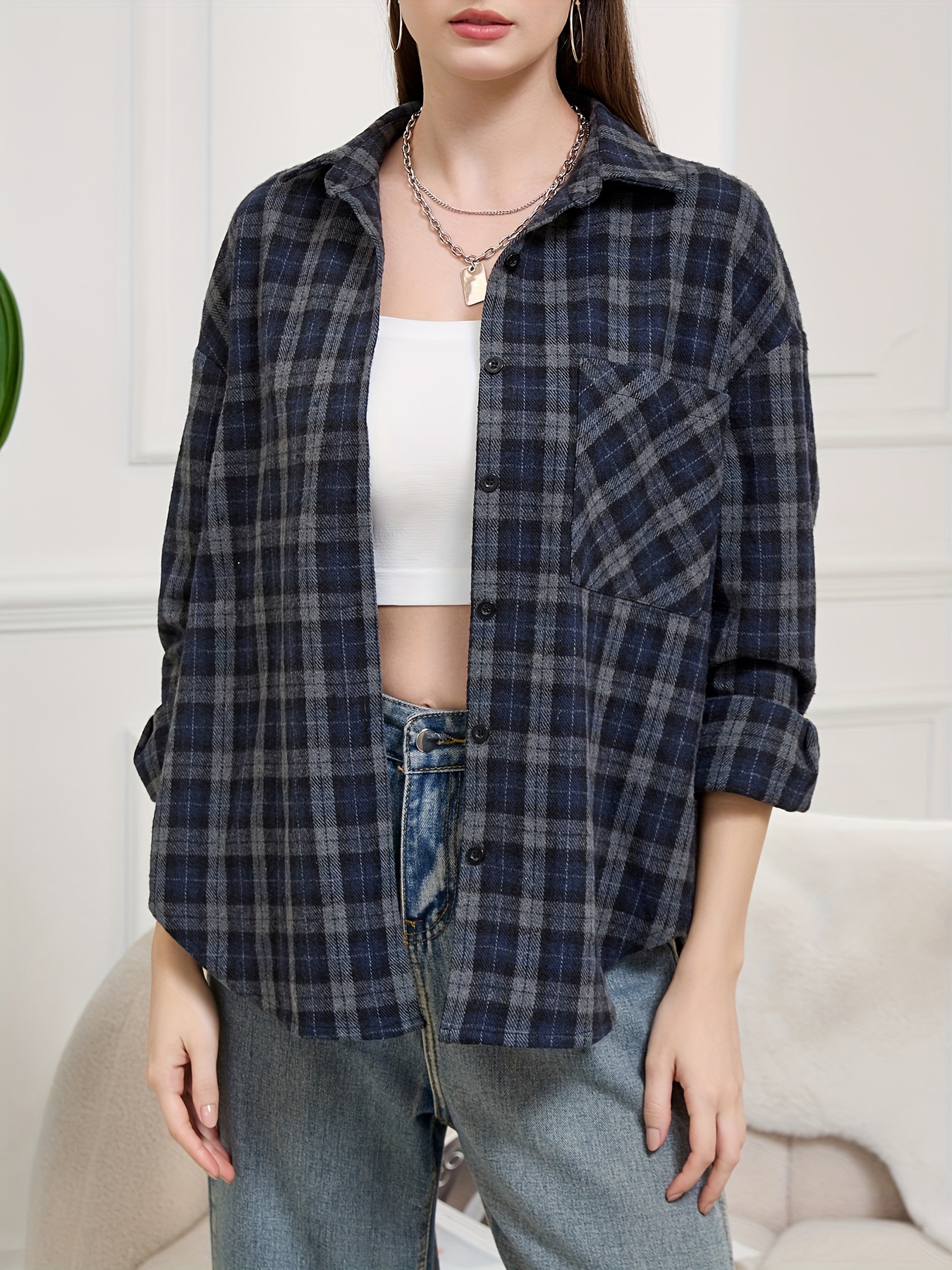 aziatische blouse voor dames 100% polyester Temu Netherlands