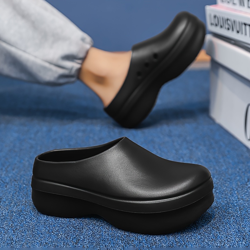 uniseks antislip eva klompen comfortabele zwarte werk Temu
