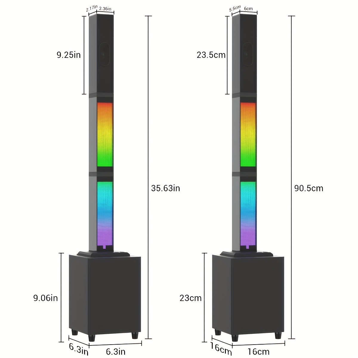 TWS Portable Wireless Speaker with Detachable Audio System