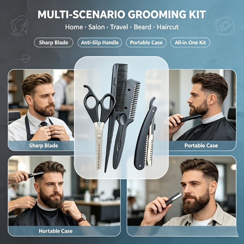 Multi-Spec Functional Scissors with Portable Storage Bag