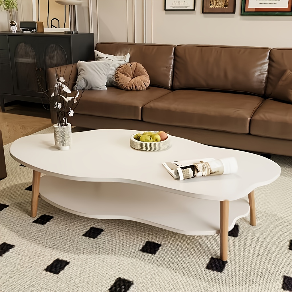 modern minimalist coffee table compact space saving design Temu