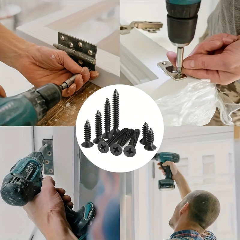 Kit de 800 Piezas de Tornillos Autorroscantes M2, Varios Tamaños y Estilos - Material Metálico Duradero con Hilo Espiral y Cabeza Plana, Ideal para Reparaciones en Carpintería y Montaje Eléctrico, Incluye Caja de Almacenamiento Práctica