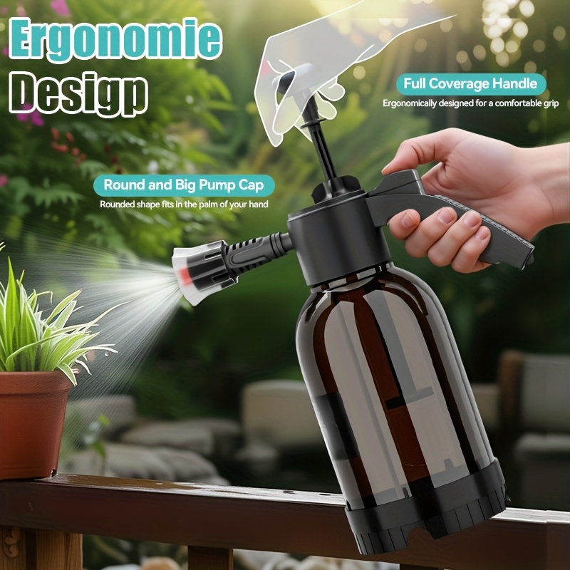 E-shop Handliches Auto Schaum Sprüher mit Druckpumpe - Robustes PP Material, Ergonomischer Griff, Verstellbare Düse, Keine Batterie Erforderlich,