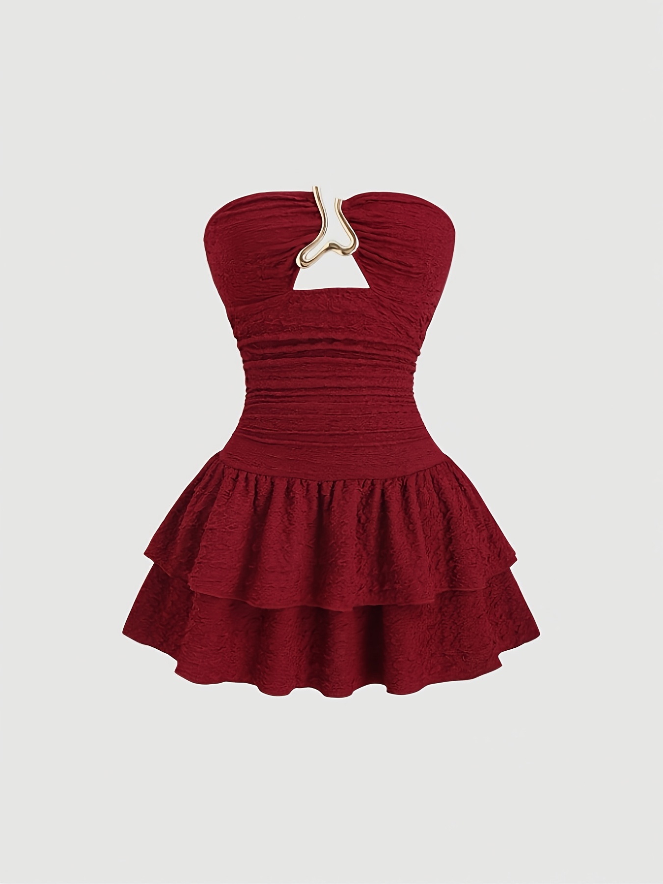 cute mini dresses fall EVEREVE Women's Arlene Puff Sleeve Mini Dress, Size Large, Blue main image 0