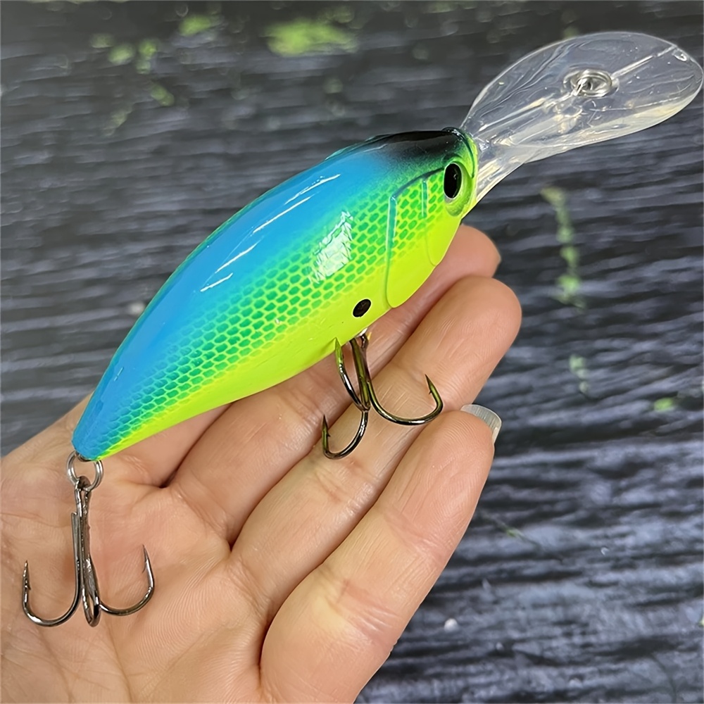 1pc 12cm/4.72in 21g/0.74oz Floating Crankbaits Fishing Lures Deep Diving Artificial Bait Wobbler For Plastic Swimbait Tackle