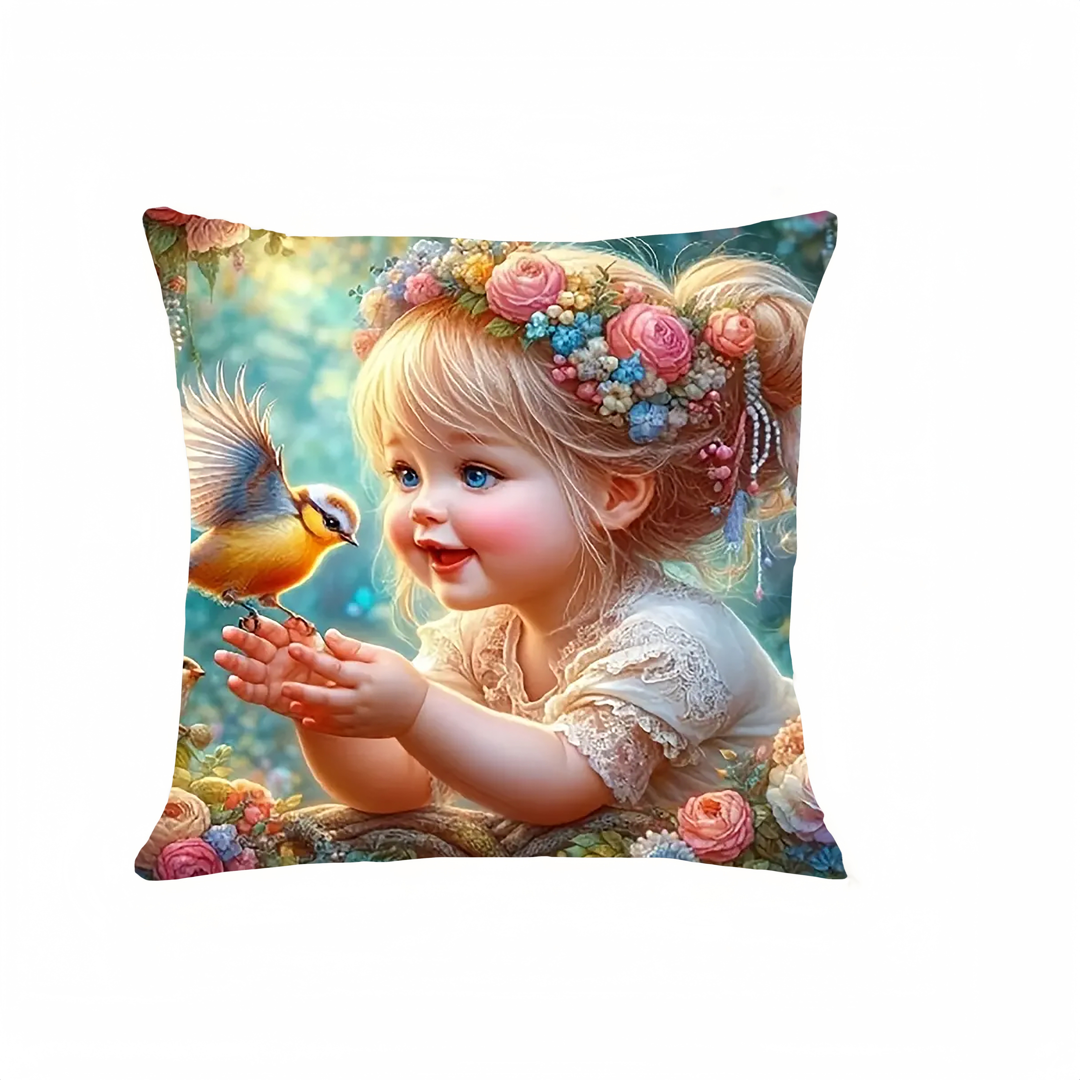 

Girl & Pillowcase - Decor For , , And Car ( Not Included)