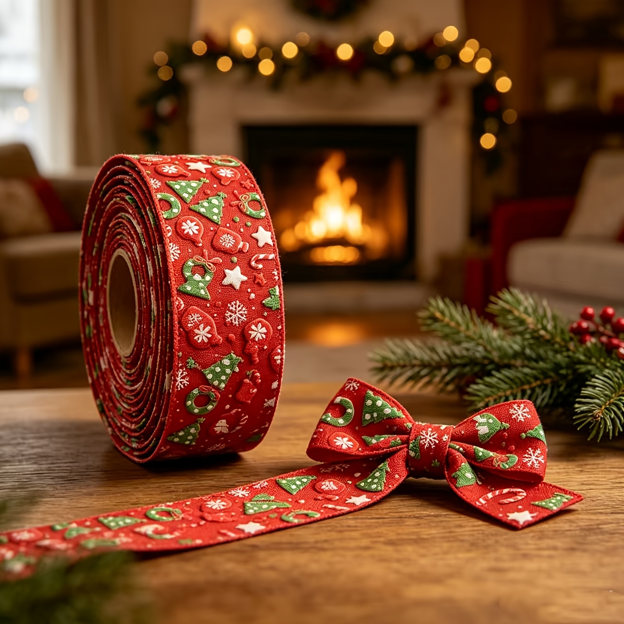 TEMU di eleganti e nastri natalizi a tema regalo, adatti per decorazioni per capelli, confezioni regalo, decorazioni per torte blu e bouquet, nastro