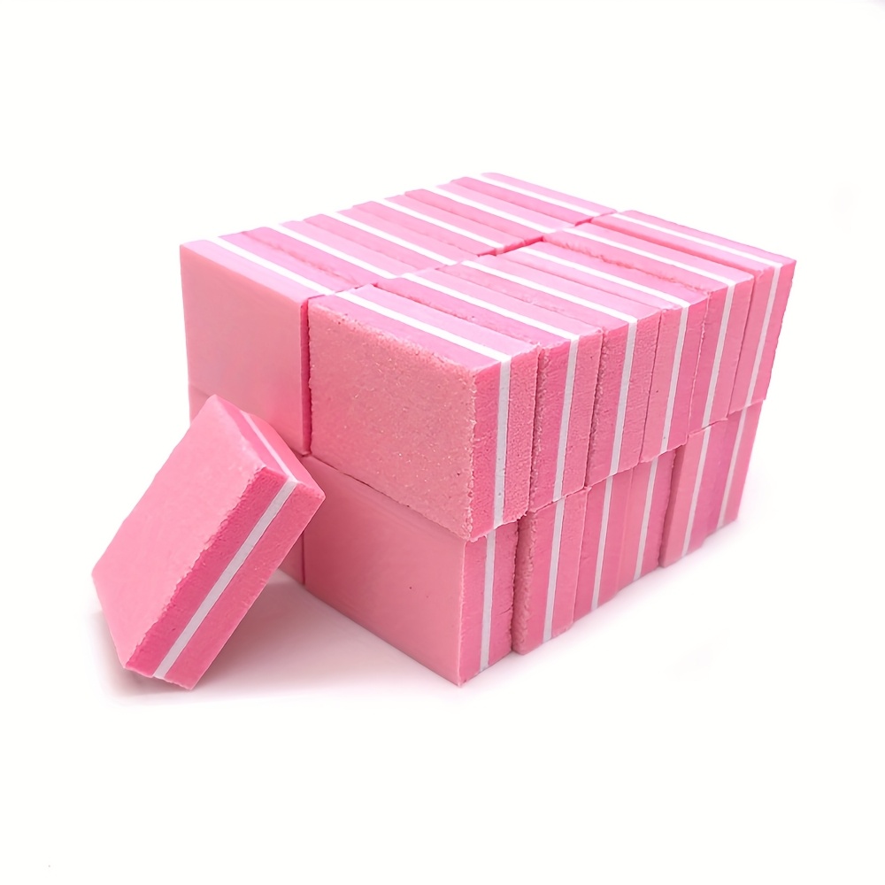 20pcs Double-Sided Nail Buffers, Mini Nail Files for Home & Salon Use