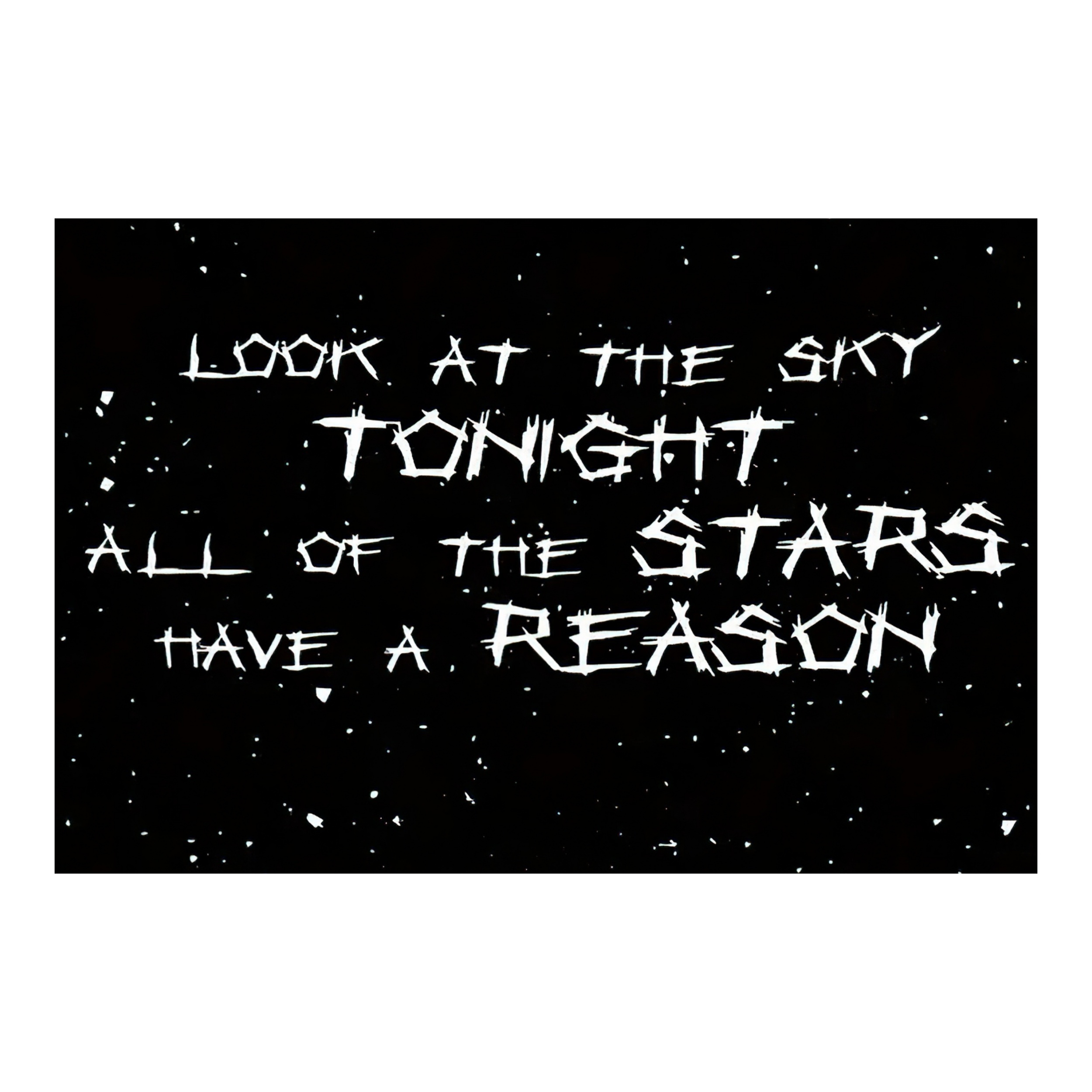 

Stars Have A Reason" Humorous Canvas Art Poster 11.81" X 17.72" - Perfect For Home, Room, Bathroom, Bar, Cafe & Garage Decor (frame Not Included)