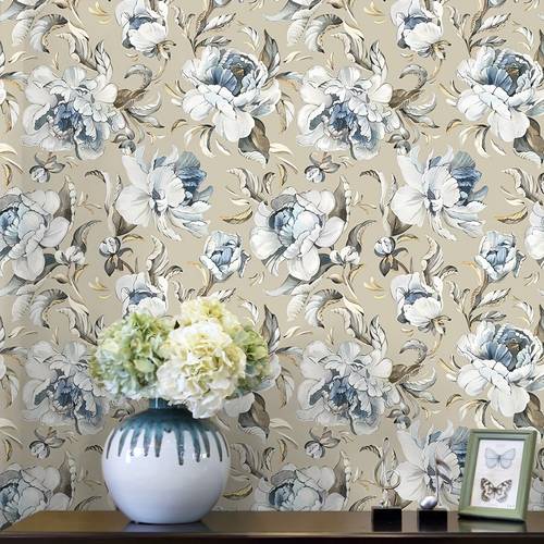 1pc 17 7 118 floral wallpaper vintage and stick wallpaper removable wallpaper self wallpaper contact paper for shelf liner cabinet wall home decor