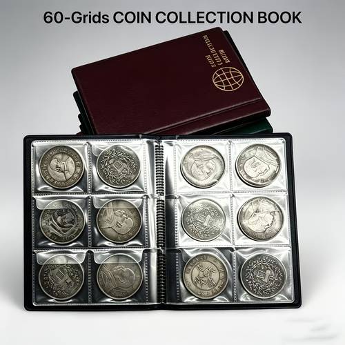 60 pocket with 10 pvc pages dustproof and anti oxidation album