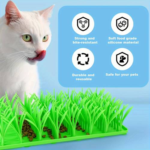 silicone grass mat for cats cat grass mat for indoor cats silicone silicone grass snuffle mat for cats 1 size