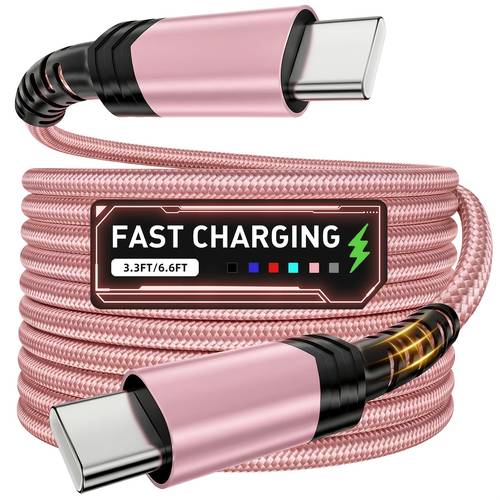 type c to type c fast charging cable high speed data transmission type c to type c interface data cable suitable for samsung for iphone 17 16 15 for macbook ipad for xiaomi and other