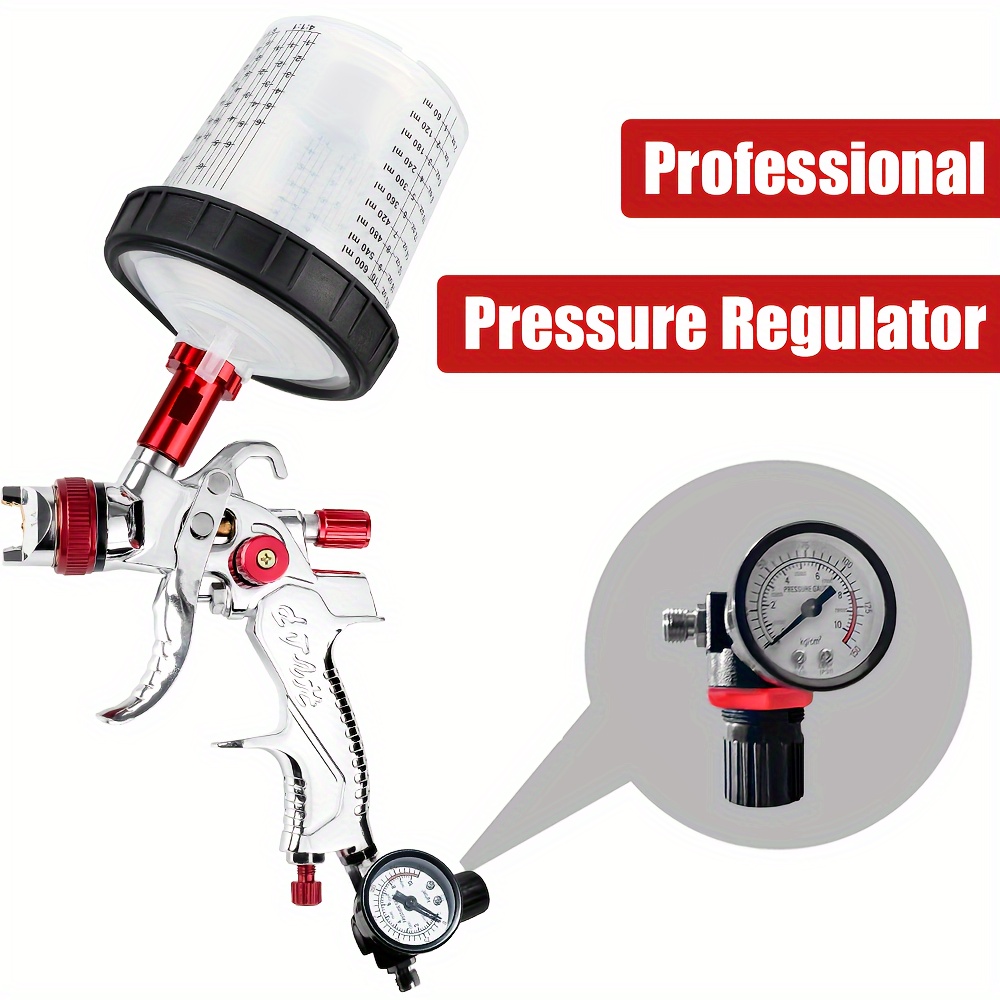 2-Pack 1/4" NPT In-Line Air Regulators With Pressure Gauge - Foto 3