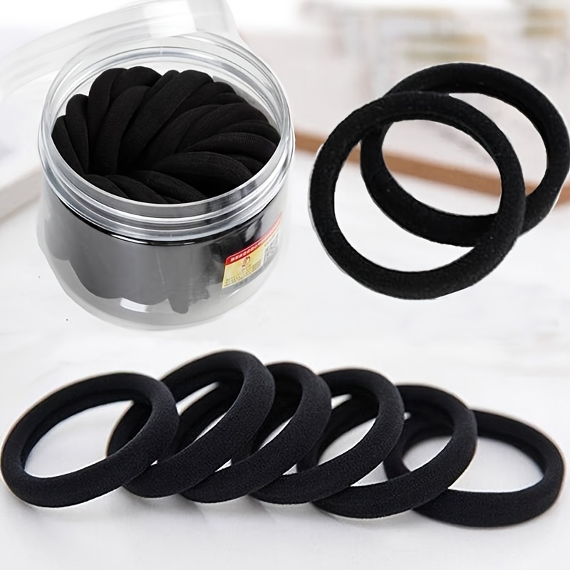 

Lot de 50 Élastiques Colorés Pour Cheveux, Accessoires Tendance Pour Maintenir La Queue de Cheval Au