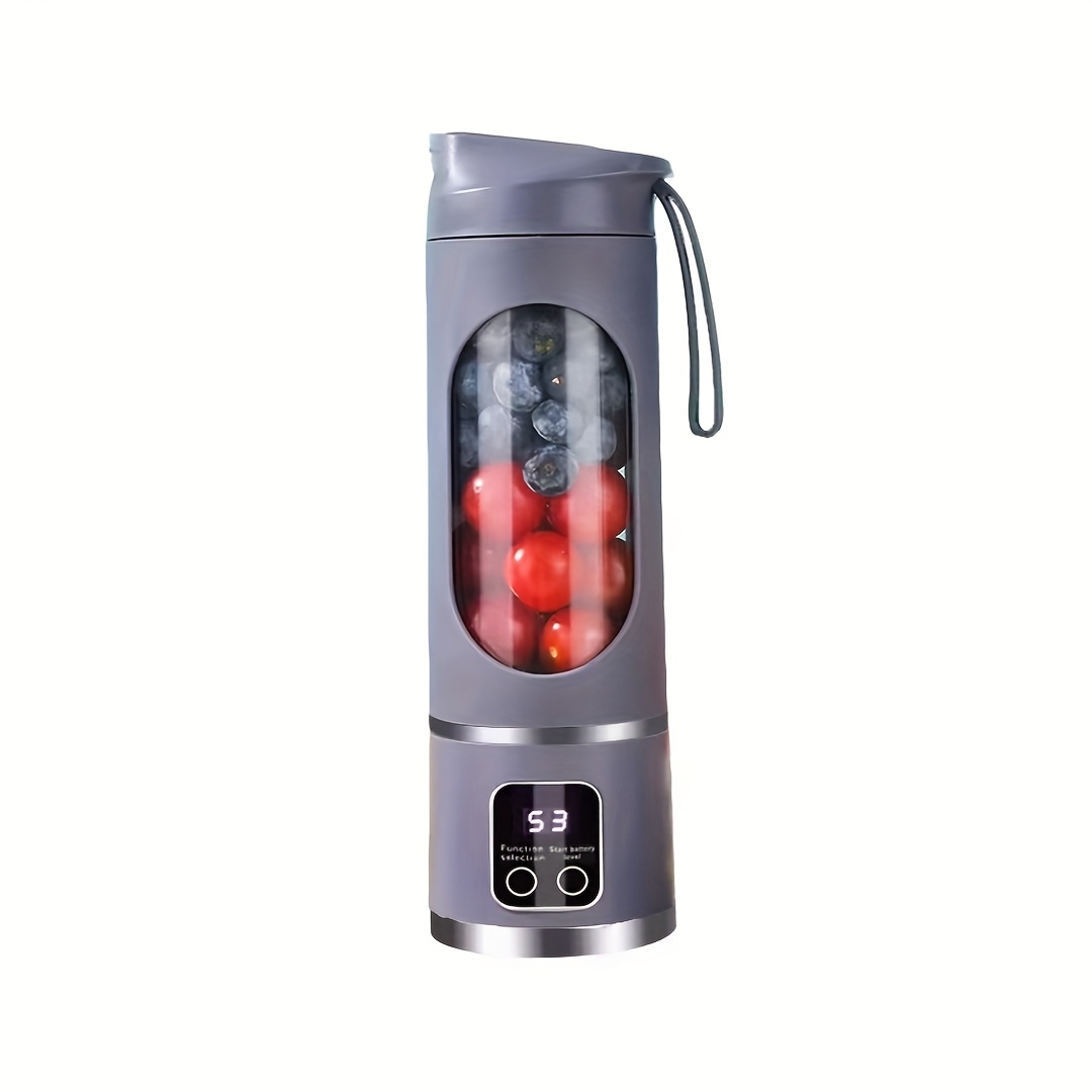 TEMU Multifunctional Fruit Juicer, Home Use Small And Portable Electric Juicer, Mini Juicer With Smart Touch Screen, Can Crush Ice Cubes, Orange Juice Machine Anywhere