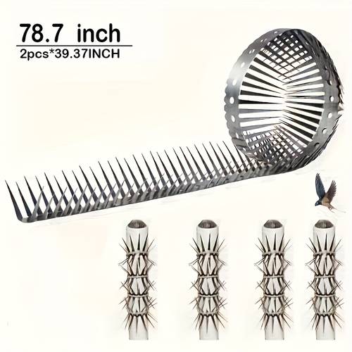 78 7 157 236 inch bird spikes for outdoor use bird deterrents for exterior areas devices to prevent birds squirrels raccoons snakes and cats from squirrel baffle