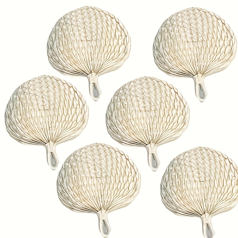 TEMU Natural Palm Traditional Woven Cooling Fan Island Style Woven Handmade Cultural Fan For Events Celebrations