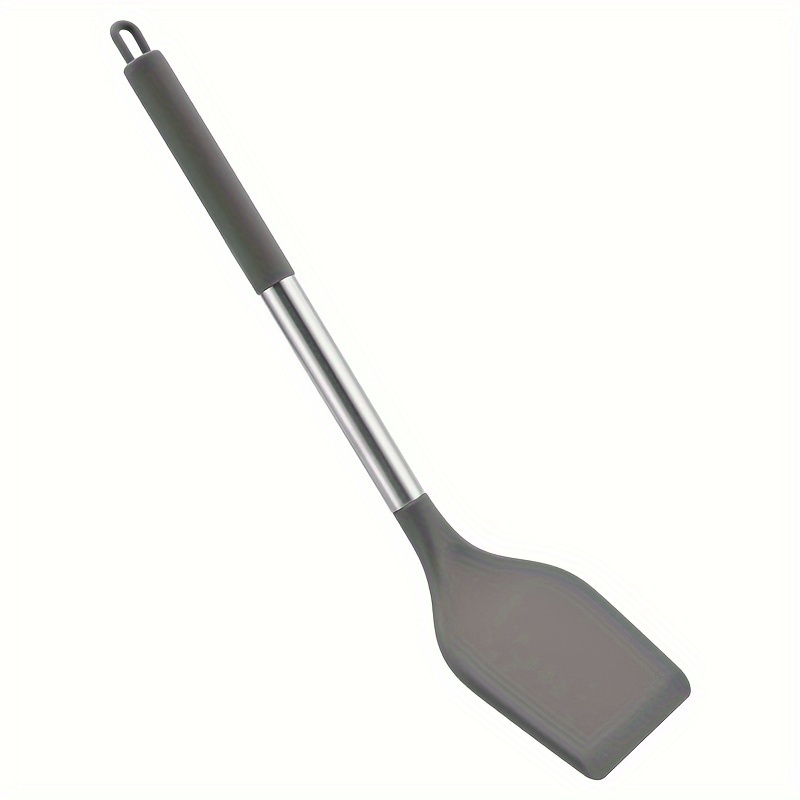 1pc Kitchen Tools Stainless Steel Spatula Tube Handle Cooking Spatula Heat Resistant Pan Pan For Cooking Spatula