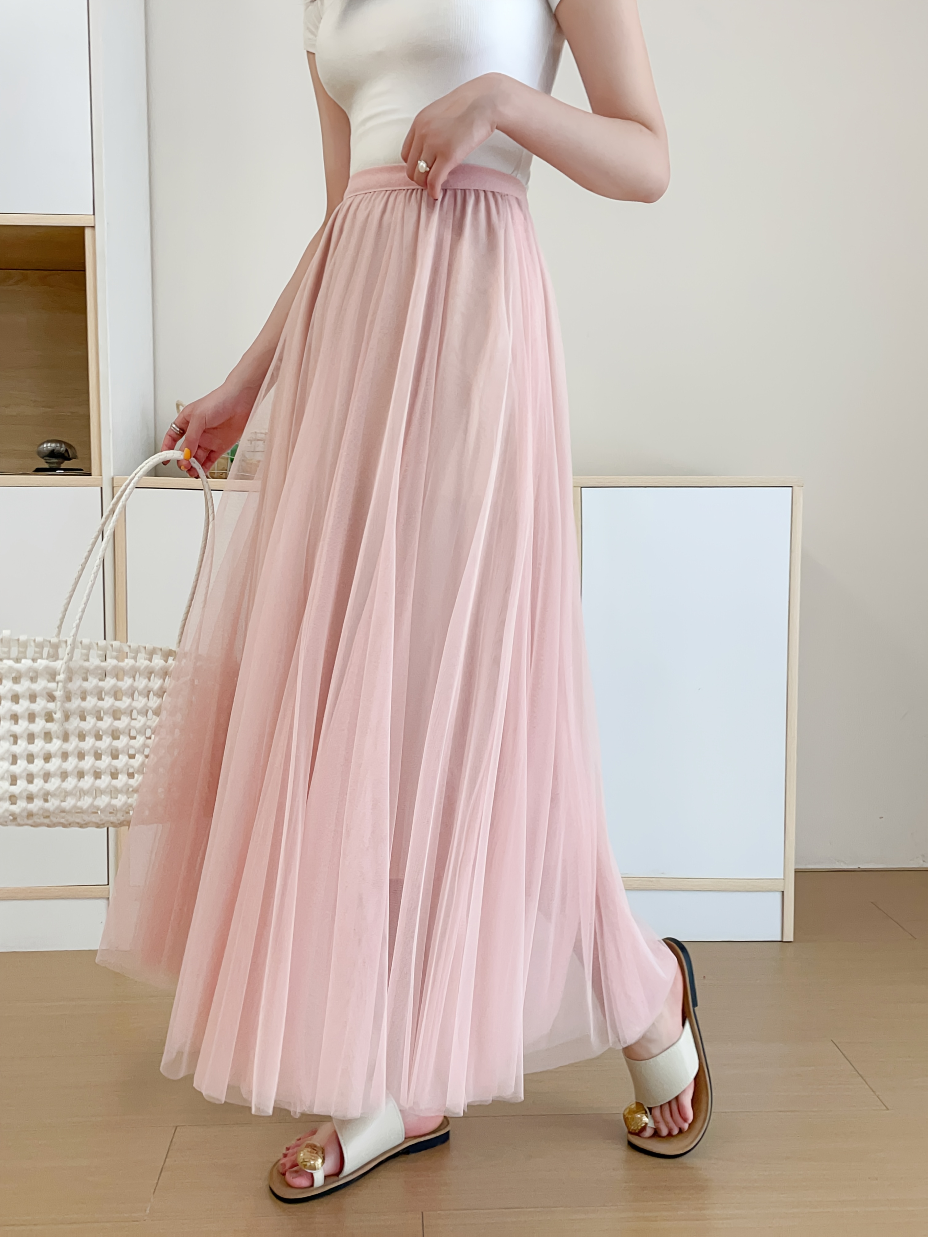 womens elegant long formal semi formal skirt high waisted a Temu