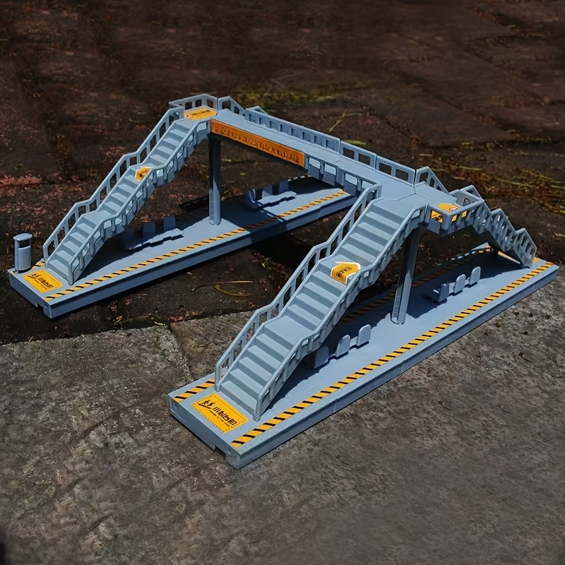 Urban Overpass Bridge Building Model Kit, Modular Assembly