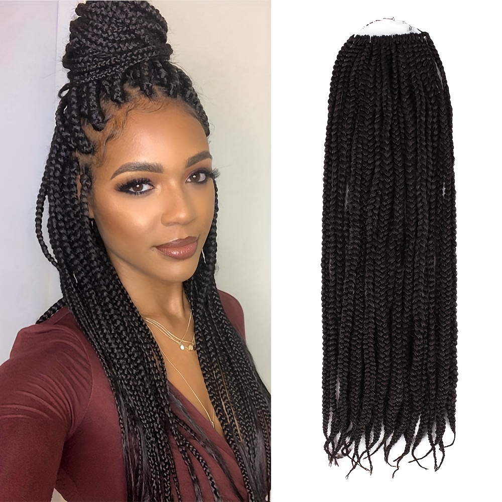 ZiZi Braids Crochet Hair 28 Curly Box Braids Ombre Braiding Hair