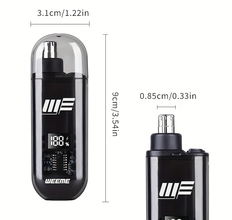   wm001 digital nose hair trimmer usb charging     trimming   to embarrassment   portable grooming   Product details 5