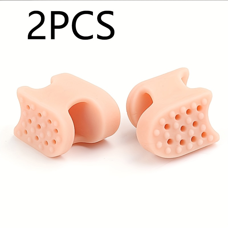 2pcs Thickened Soft Single Hole Clamping Foot, Toe Separator, Used , Soft Clamping Foot Separator