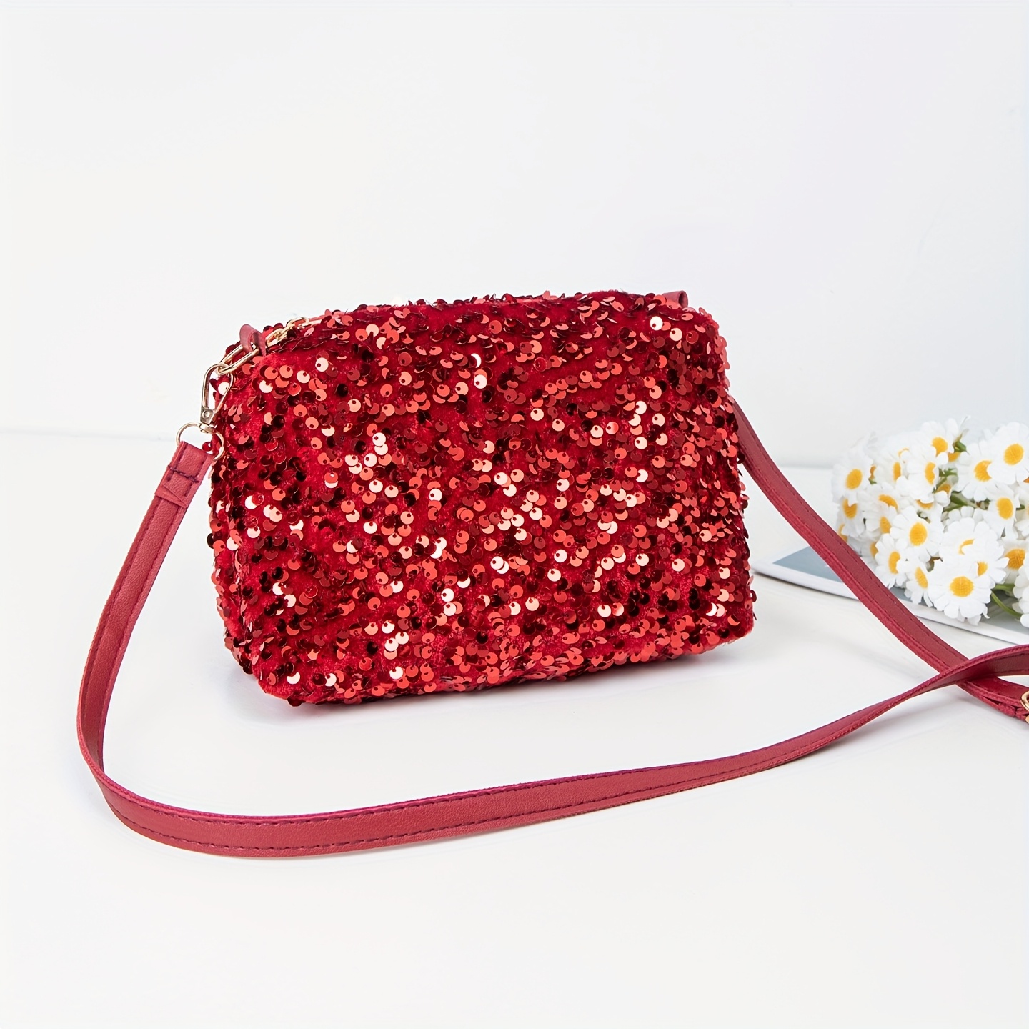 Image of Sequined Fashion Women' Shoulder Bag Body Bag Women's Small Bag