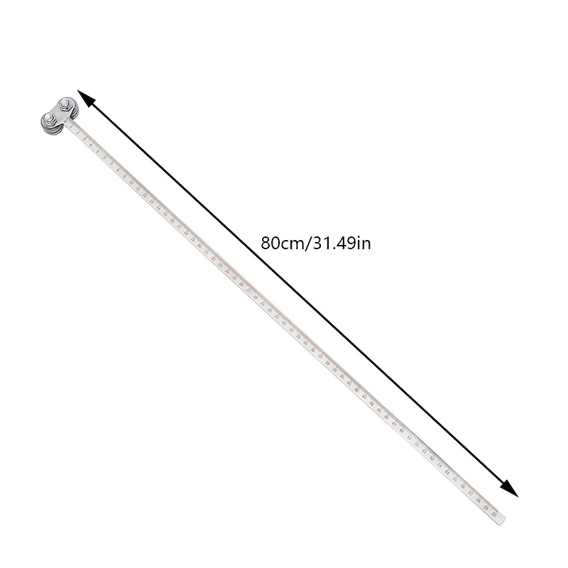 TEMU 1pc Electric Circular Saw Cutting Guide Rail Bearing Guide Ruler, 60/80cm, For Repeated Cutting Board Guide Rail Ruler (excluding Machines)